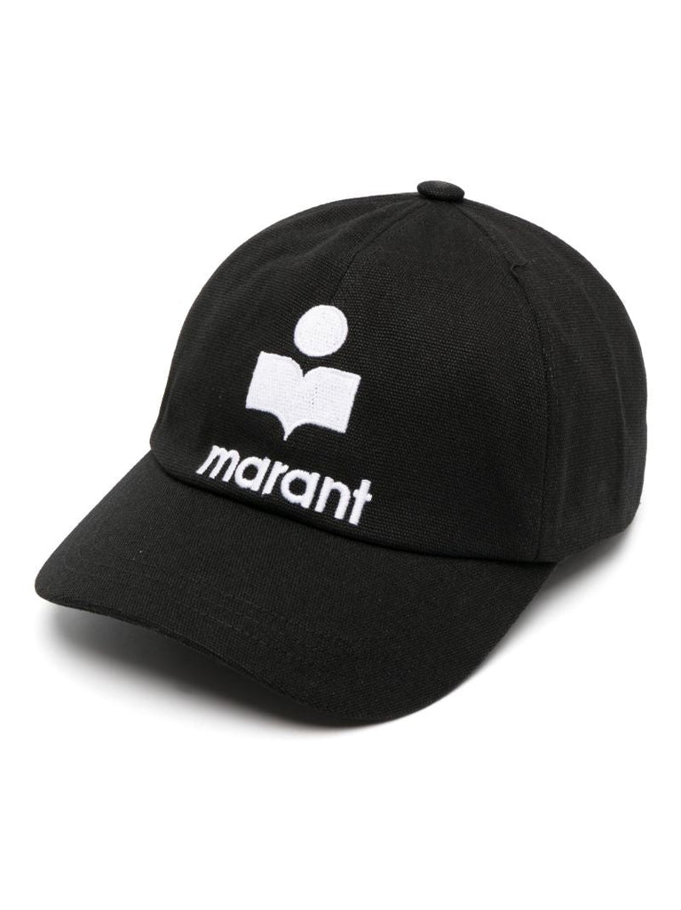 Black Tyron Logo-embroidered Cotton Baseball Cap