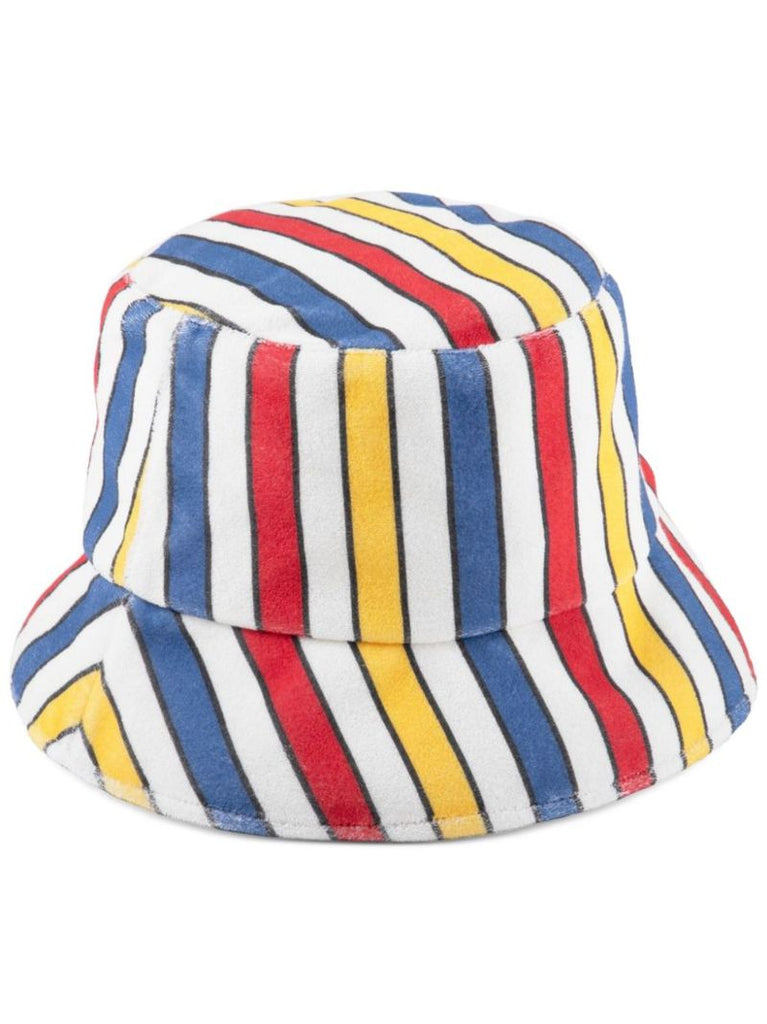 Multicolour Shore Striped Cotton Bucket Hat