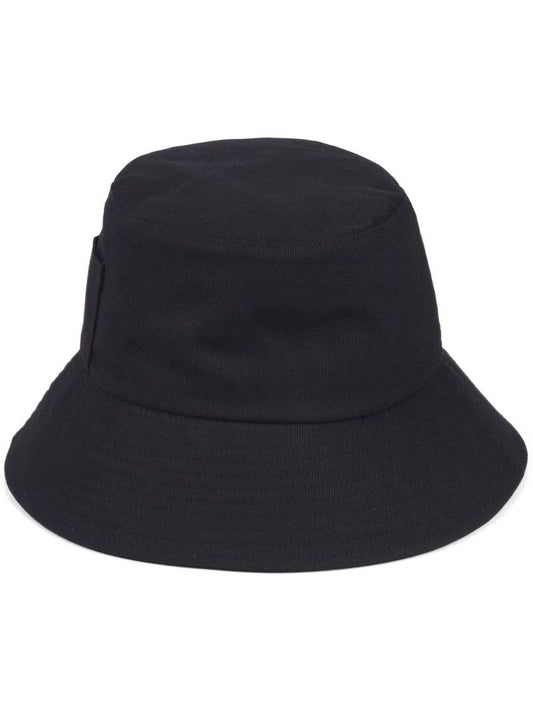 Black Wave Cotton Bucket Hat