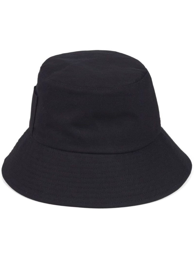 Black Wave Cotton Bucket Hat