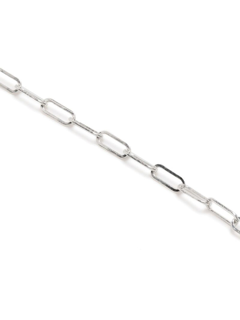 Sterling Silver Fine Square Link Chain 16 Inch Necklace