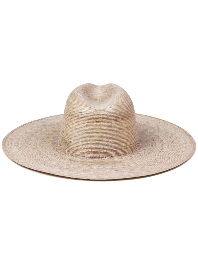 Neutral Palma Raffia Fedora