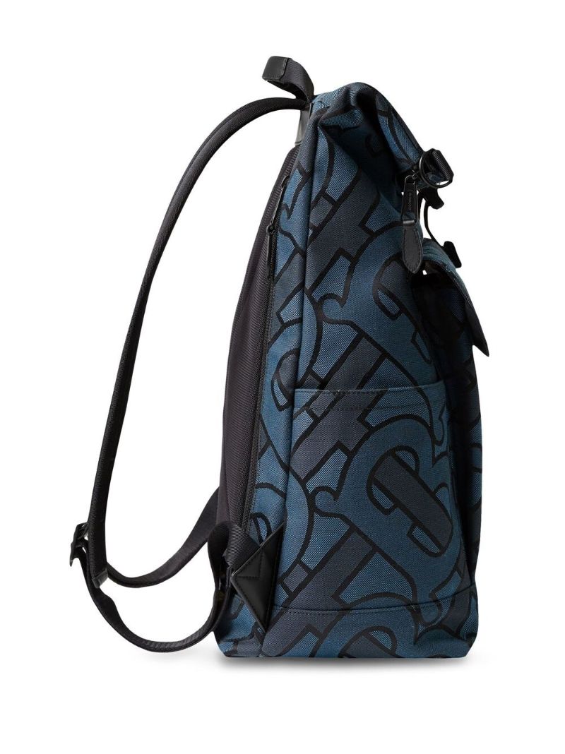 Blue Monogram Jacquard Orville Backpack