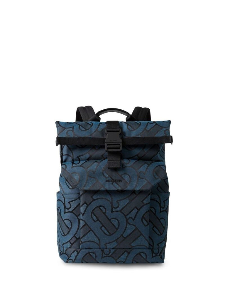 Blue Monogram Jacquard Orville Backpack