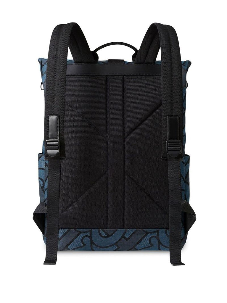 Blue Monogram Jacquard Orville Backpack