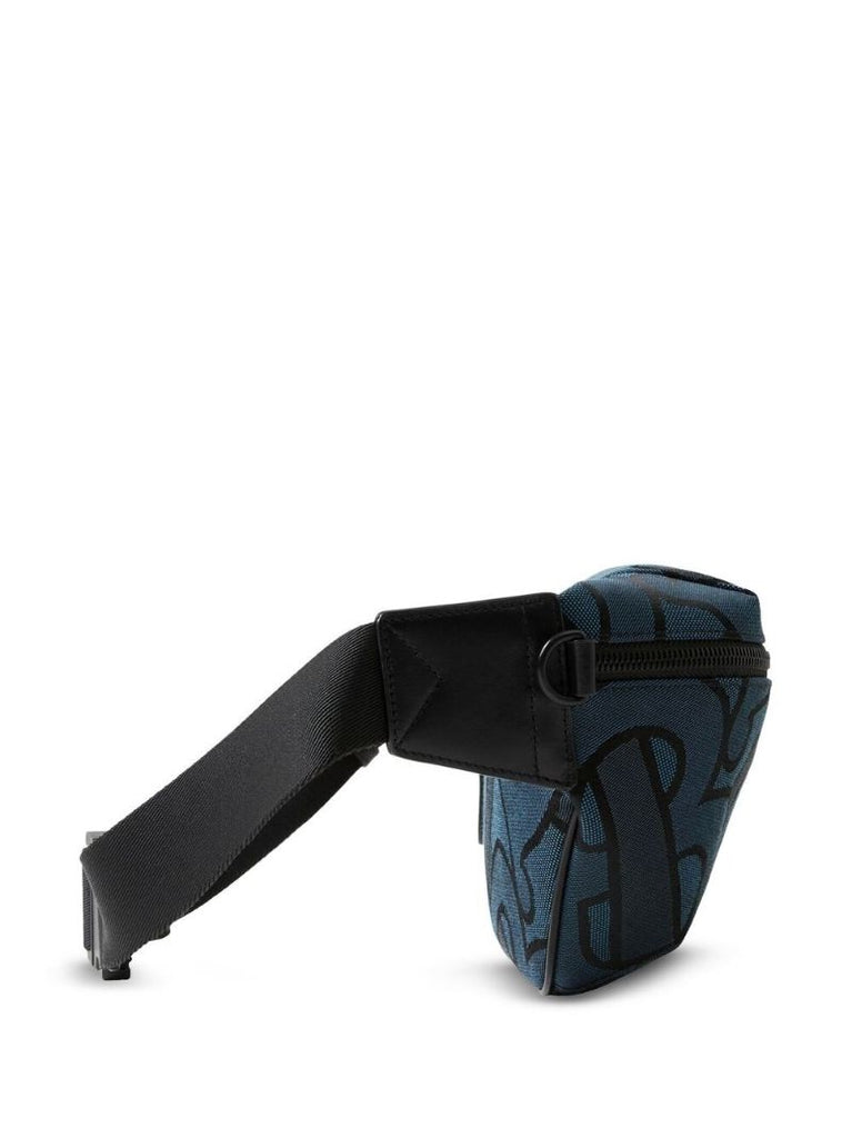 Blue Sonny Monogram-jacquard Belt Bag