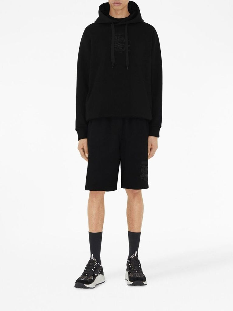 Black Panelled Mesh Sneakers