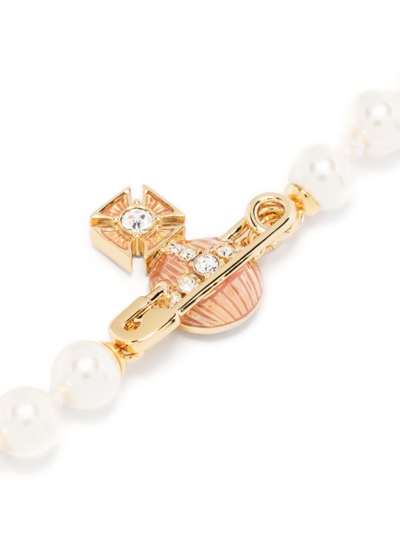 Gold Kitty Pearl Bracelet