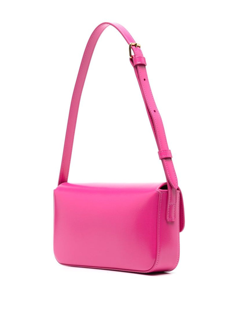 Pink Triomphe-plaque Leather Shoulder Bag