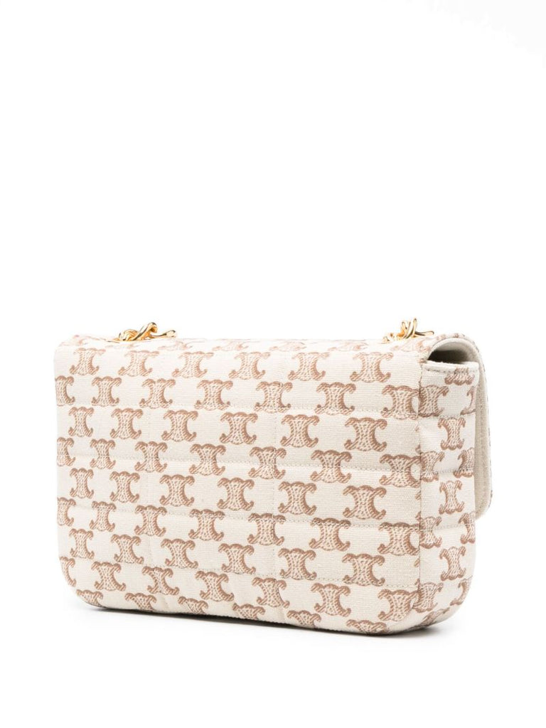 Neutral Triomphe-print Shoulder Bag