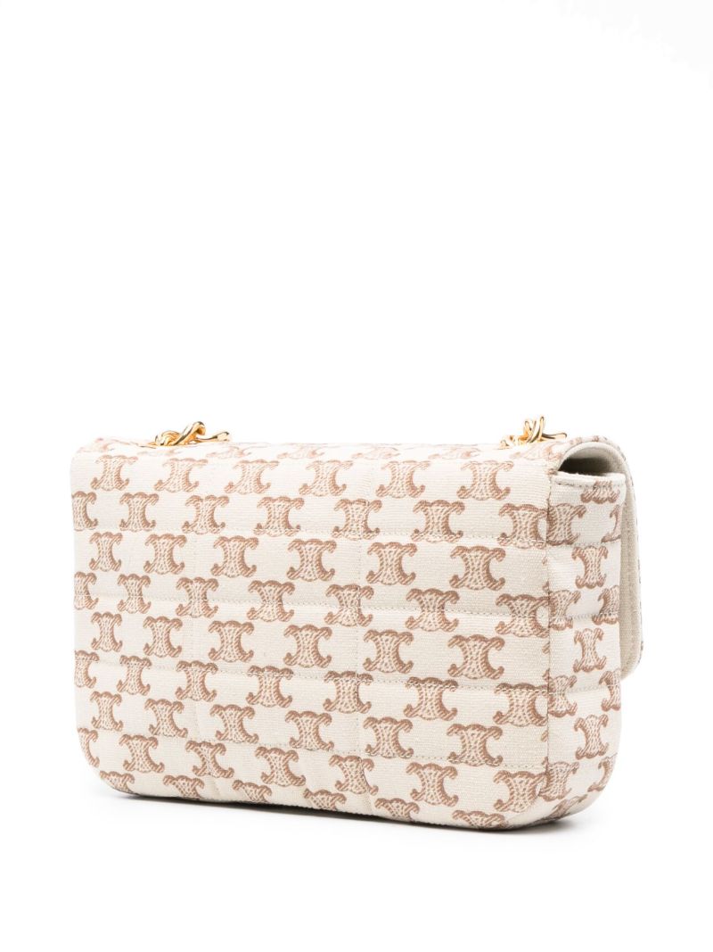 Neutral Triomphe-print Shoulder Bag