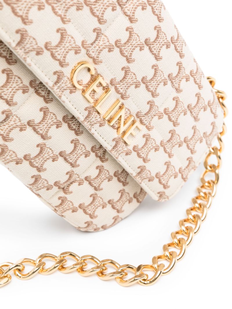 Neutral Triomphe-print Shoulder Bag