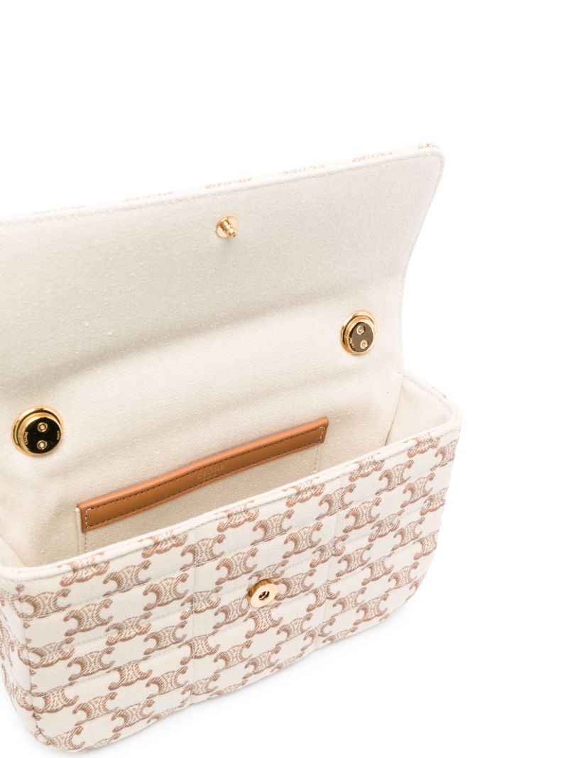 Neutral Triomphe-print Shoulder Bag