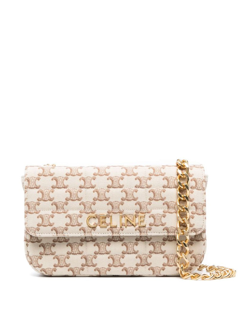 Neutral Triomphe-print Shoulder Bag