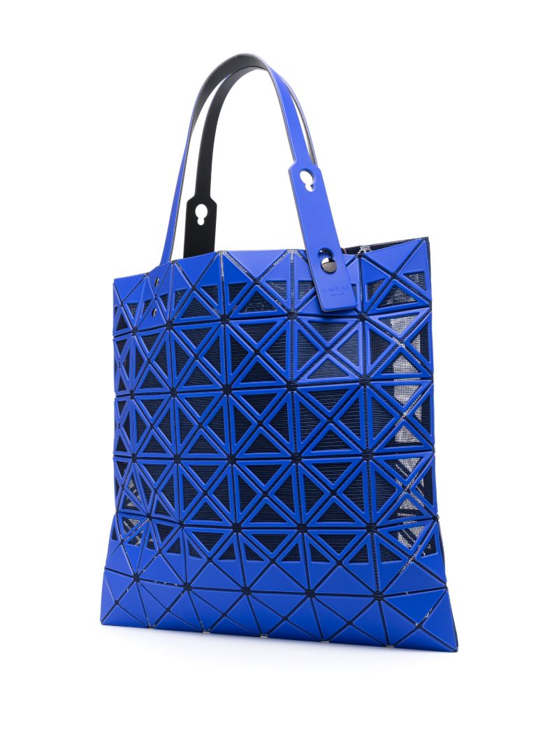 Blue Frame Geometric Pattern Tote Bag