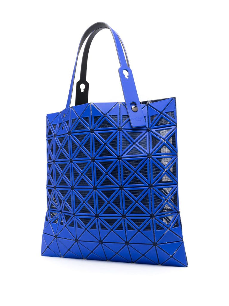 Blue Frame Geometric Pattern Tote Bag
