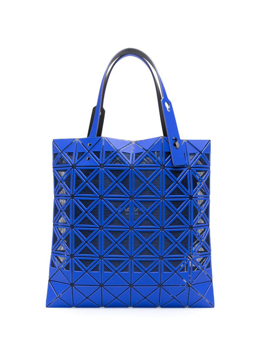 Blue Frame Geometric Pattern Tote Bag