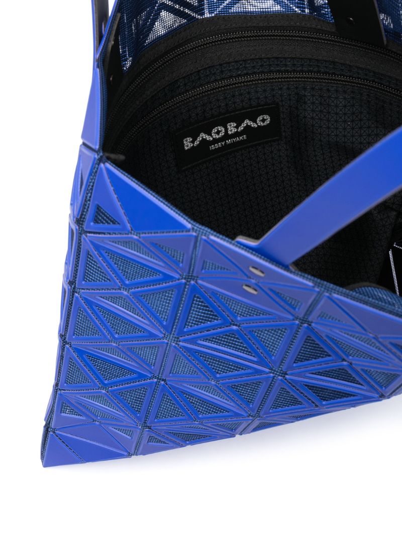 Blue Frame Geometric Pattern Tote Bag