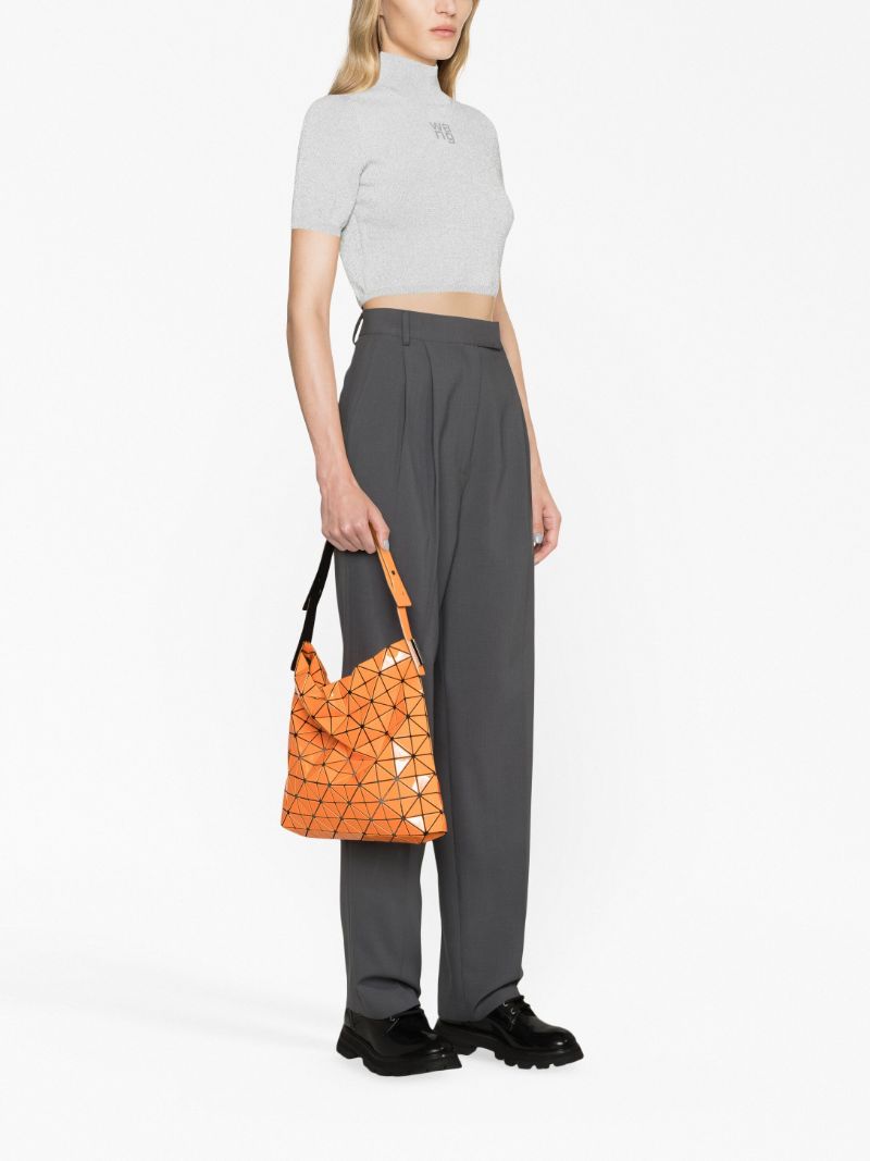 Orange Baguette Shoulder Bag