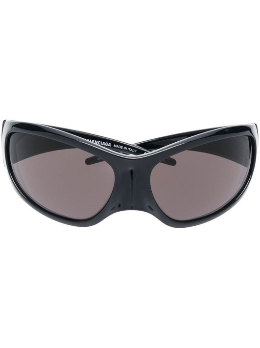 Black Skin Xxl Cat-eye Sunglasses