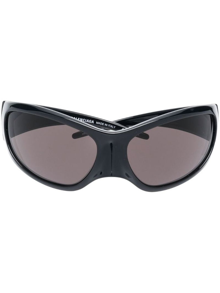 Black Skin Xxl Cat-eye Sunglasses
