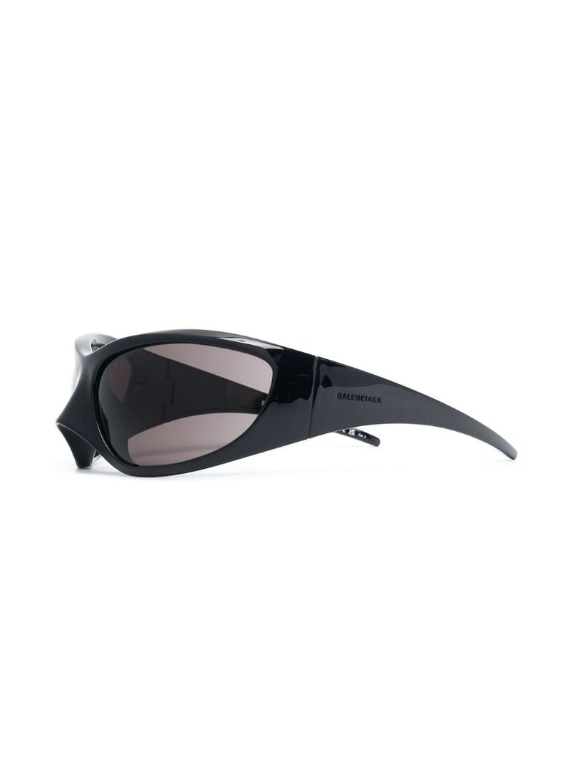 Black Skin Xxl Cat-eye Sunglasses