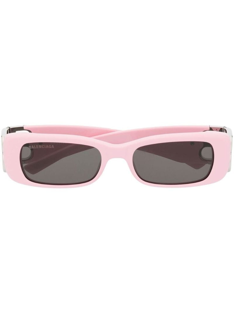 Pink Rectangle Frame Sunglasses