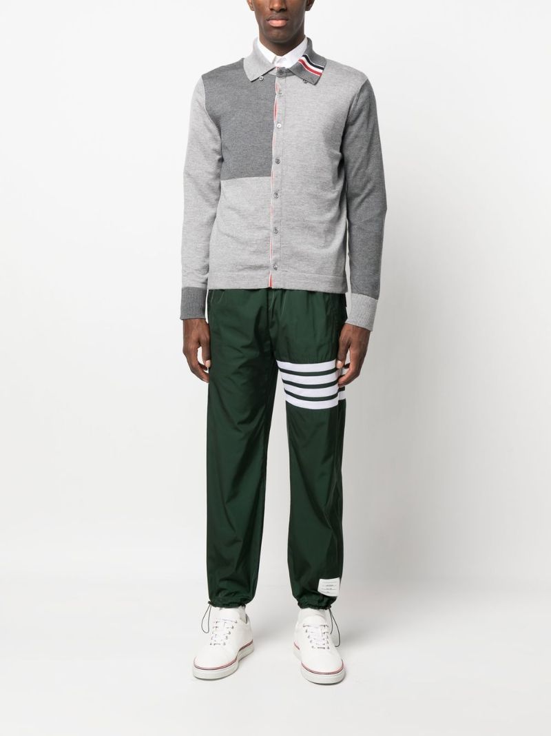 Green 4-bar Stripe Track Pants