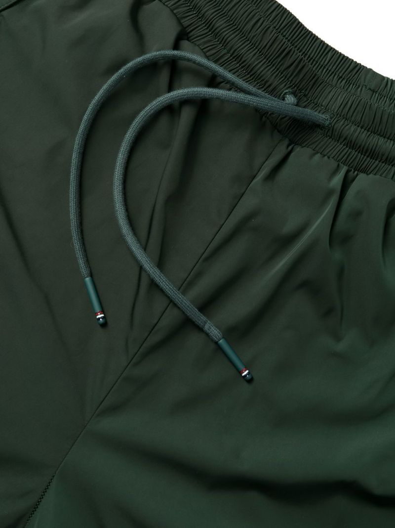 Green 4-bar Stripe Track Pants