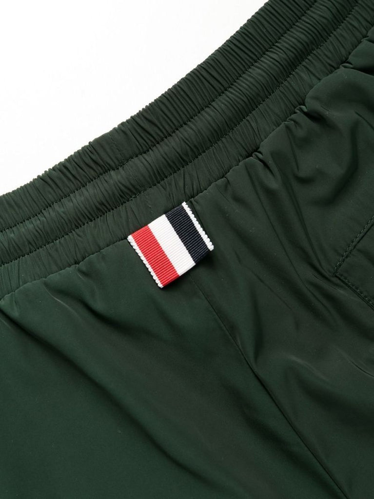 Green 4-bar Stripe Track Pants