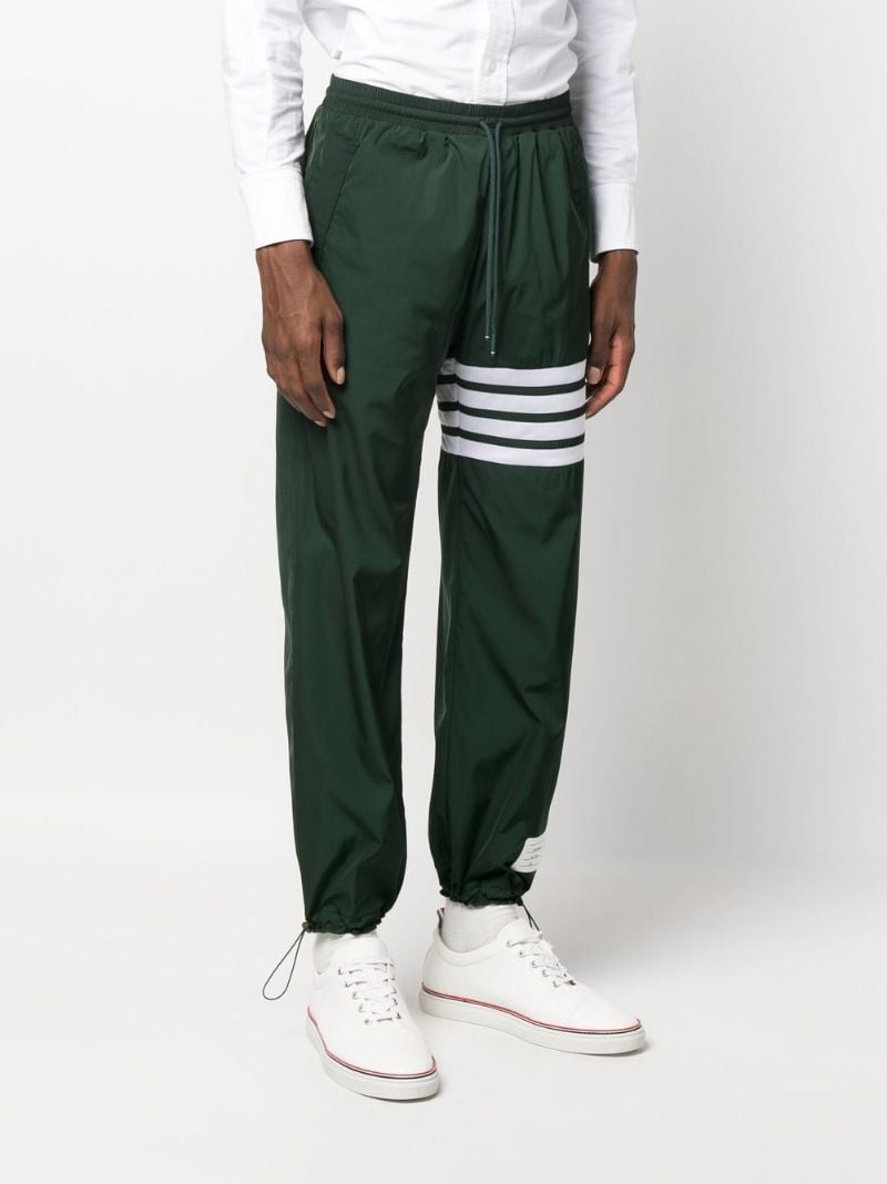 Green 4-bar Stripe Track Pants