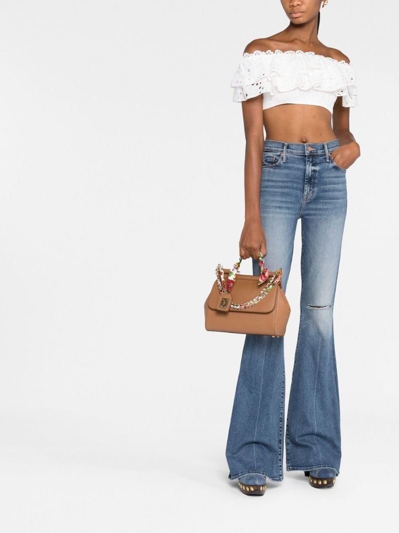 Brown Small Sicily Scarf Cross Body Bag