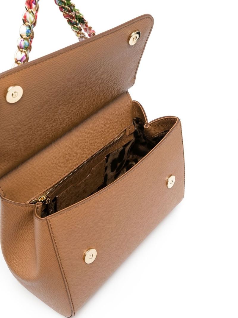 Brown Small Sicily Scarf Cross Body Bag