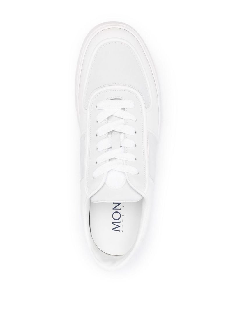White Neue York Leather Sneakers