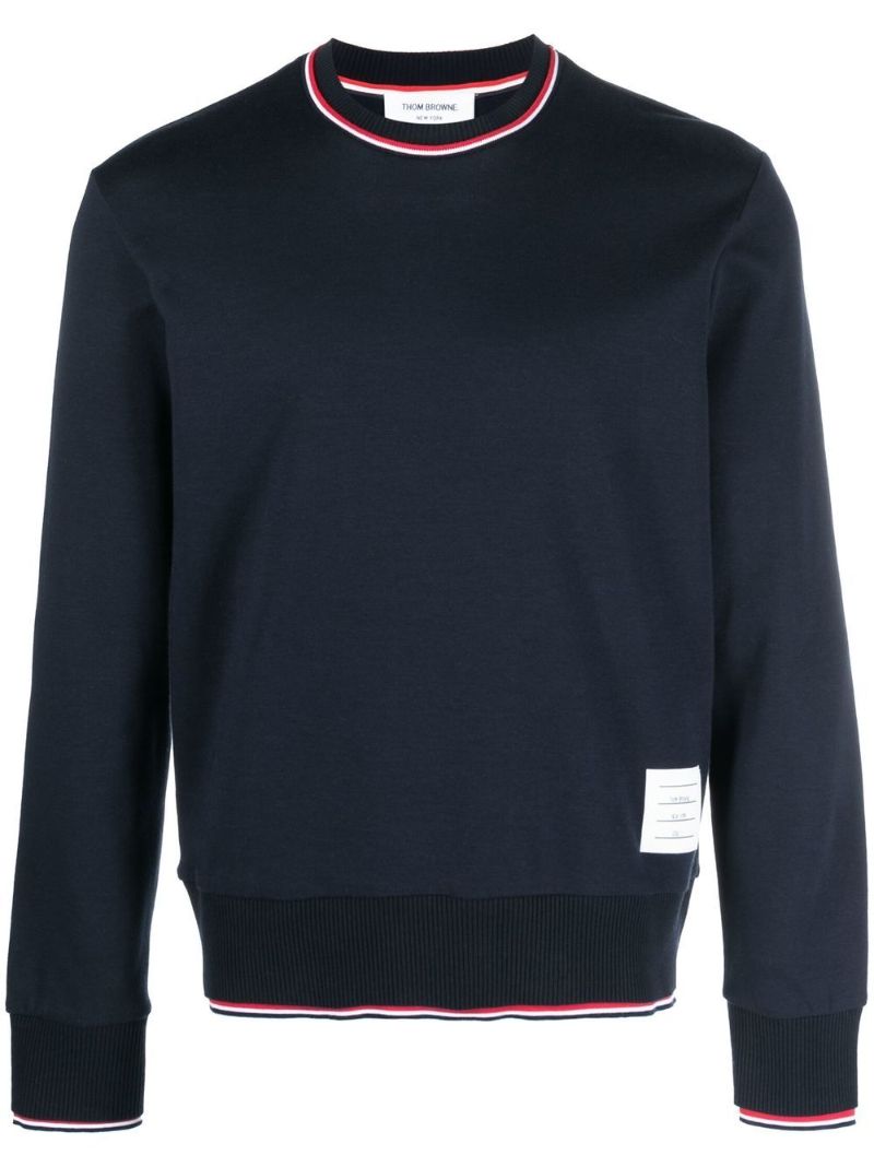 Blue Cotton Sweatshirt