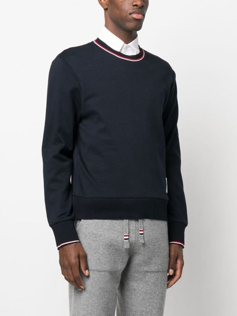 Blue Cotton Sweatshirt