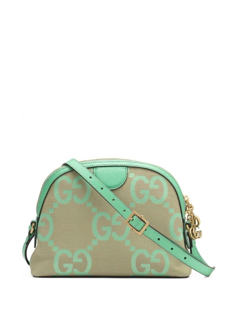 Neutral Ophidia Jumbo Gg Shoulder Bag