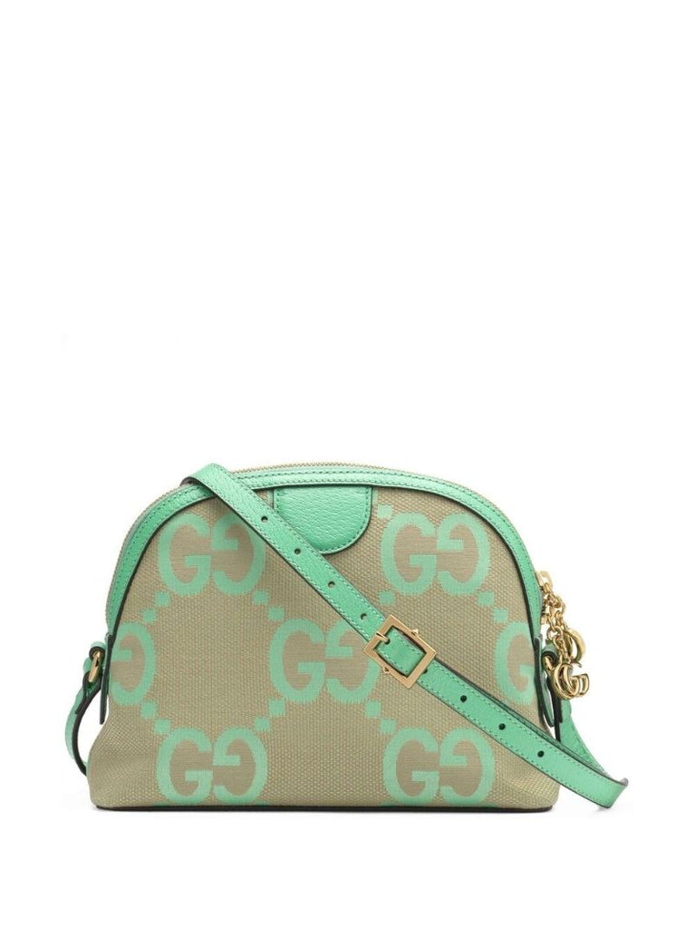 Neutral Ophidia Jumbo Gg Shoulder Bag