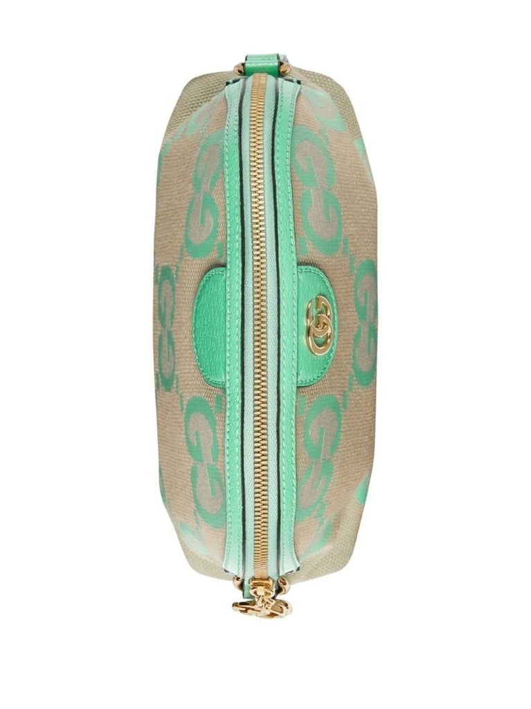 Neutral Ophidia Jumbo Gg Shoulder Bag