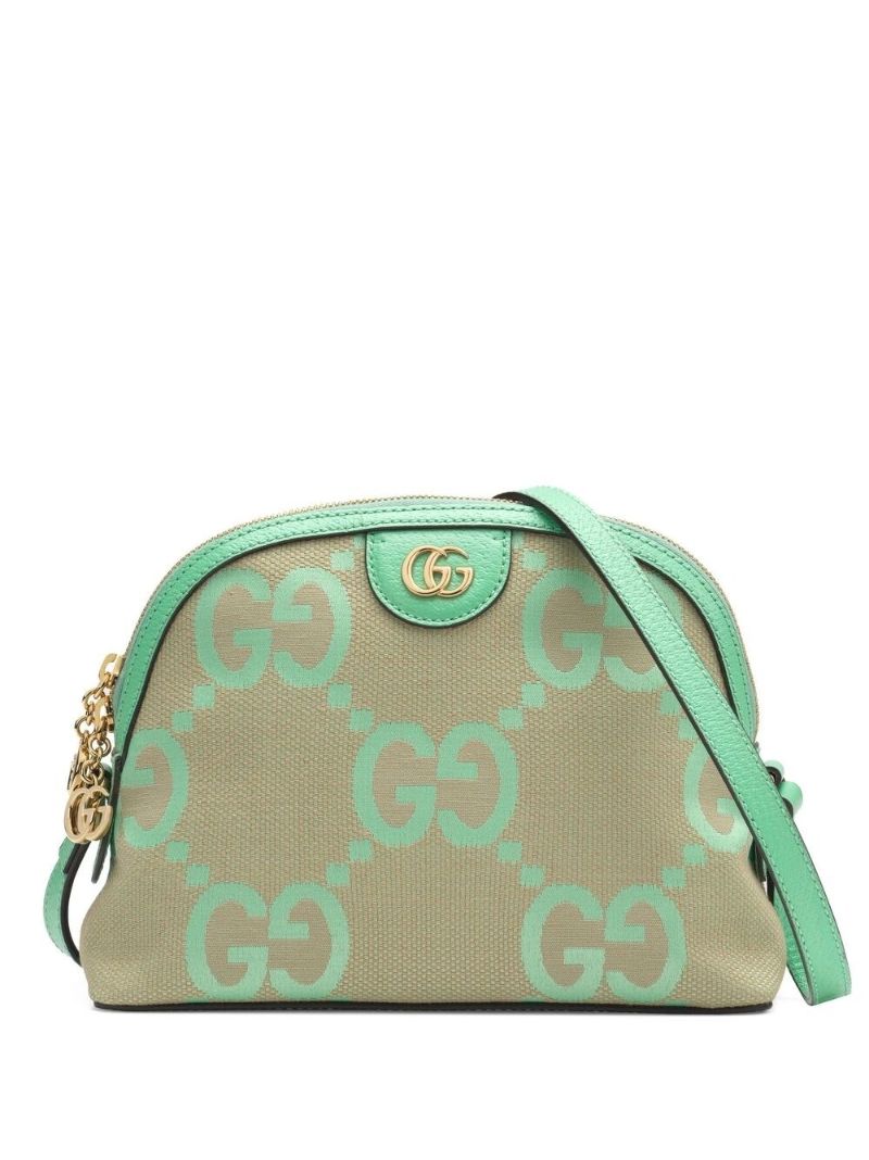 Neutral Ophidia Jumbo Gg Shoulder Bag