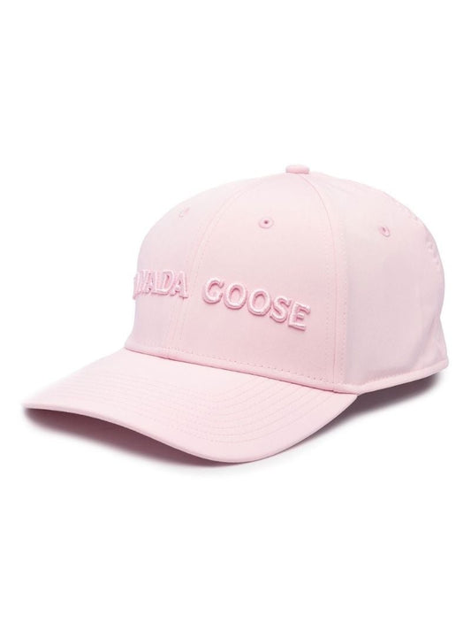 Pink Embroidered Logo Baseball Cap