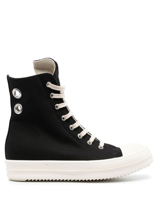 Black Drkshdw Eyelet High-top Sneakers
