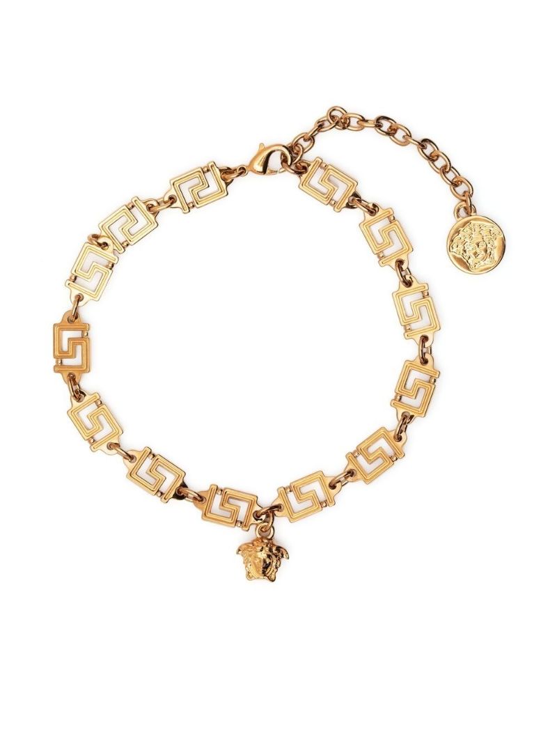 Gold-tone Medusa Greca Bracelet