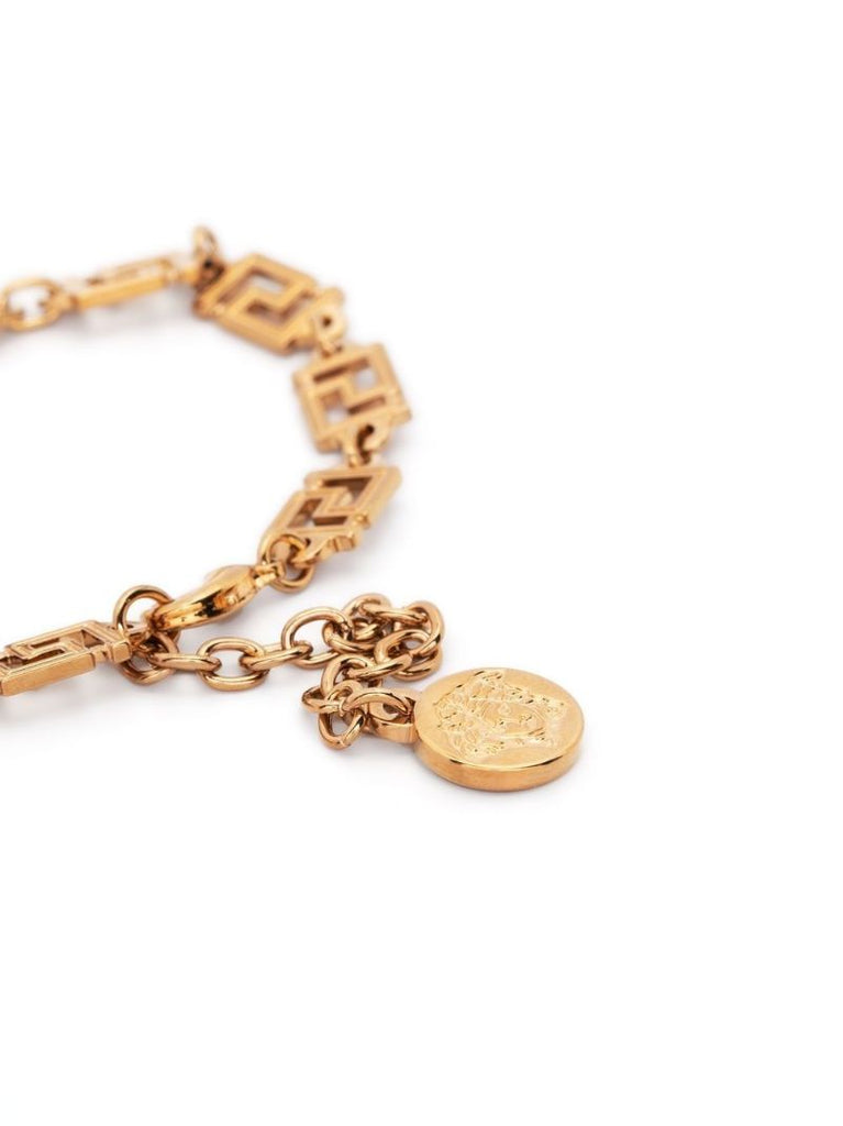 Gold-tone Medusa Greca Bracelet
