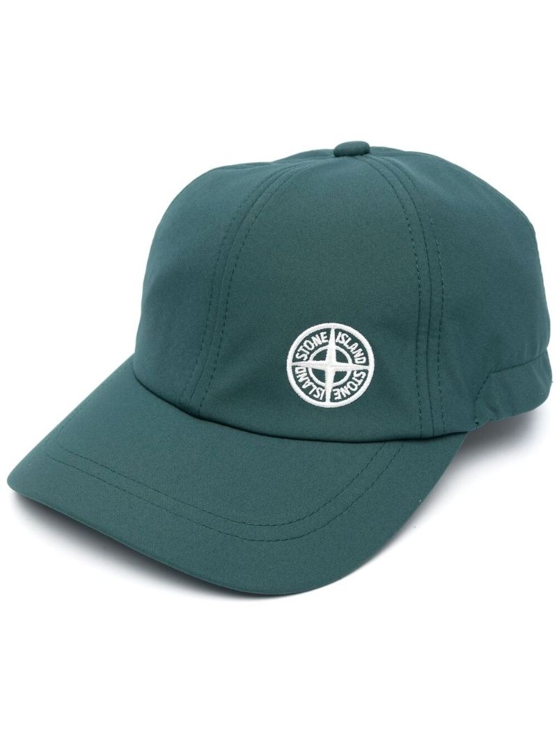 Green Embroidered Logo Cap