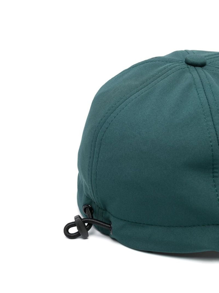 Green Embroidered Logo Cap