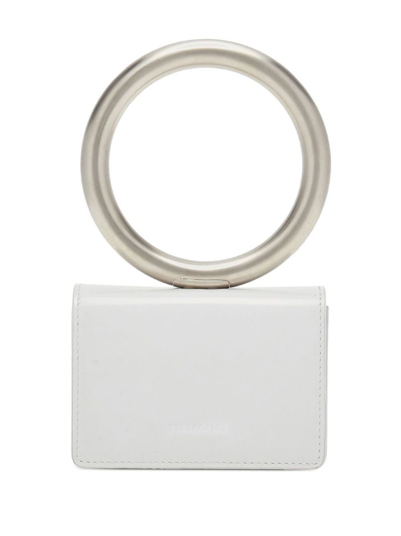 White Bangle Leather Card Holder