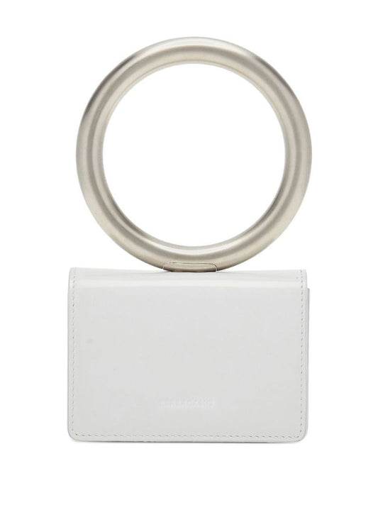 White Bangle Leather Card Holder