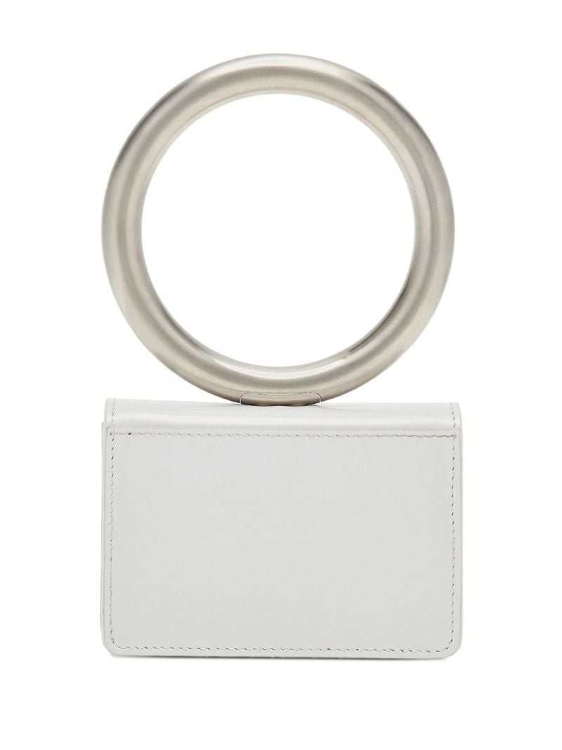 White Bangle Leather Card Holder