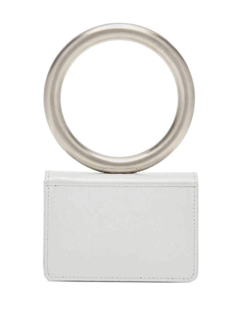 White Bangle Leather Card Holder